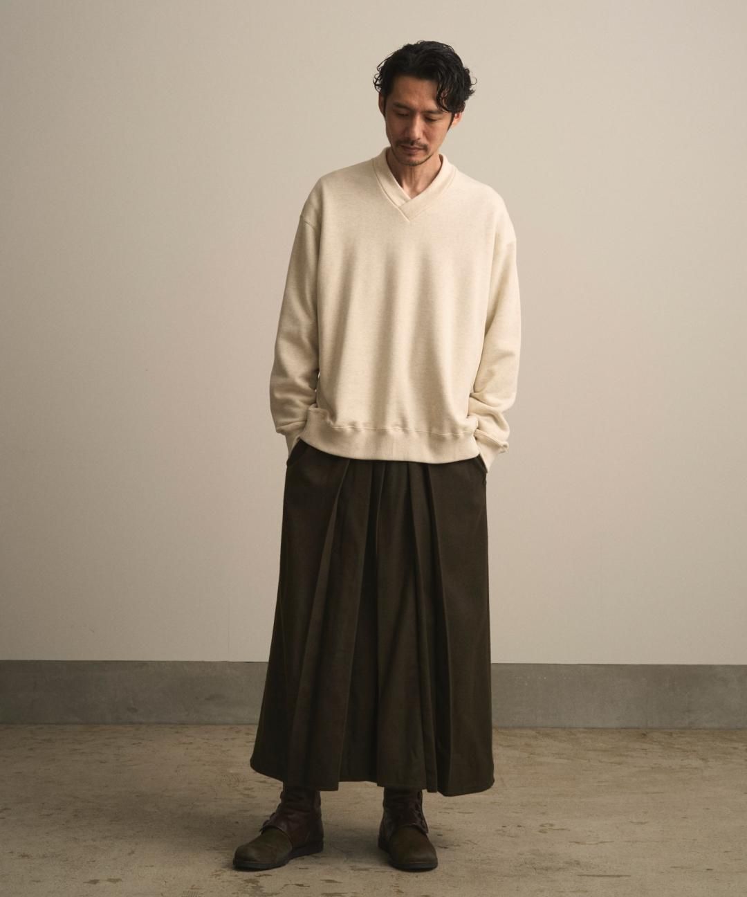 【PRE-ORDER】WAROBE / WOOL CORDURA EASY HAKAMA / OLIVE DRAB photo