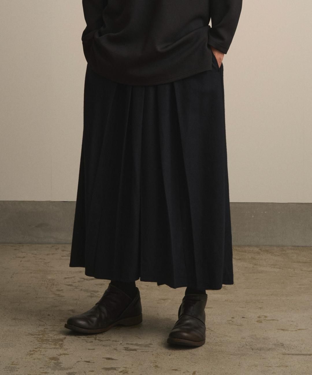 【PRE-ORDER】WAROBE / WOOL CORDURA EASY HAKAMA / DARK NAVY photo