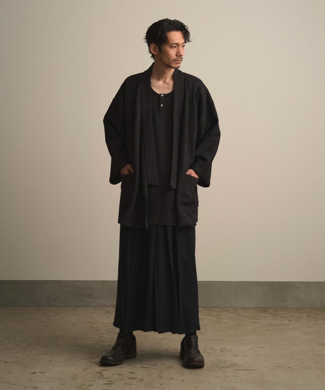 【PRE-ORDER】WAROBE / WOOL CORDURA EASY HAKAMA / DARK NAVY photo