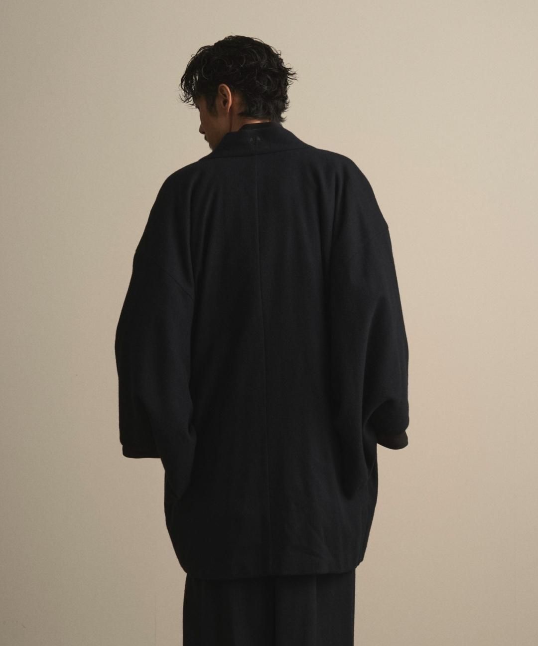 【PRE-ORDER】WAROBE / WOOL CORDURA HAORI / DARK NAVY photo