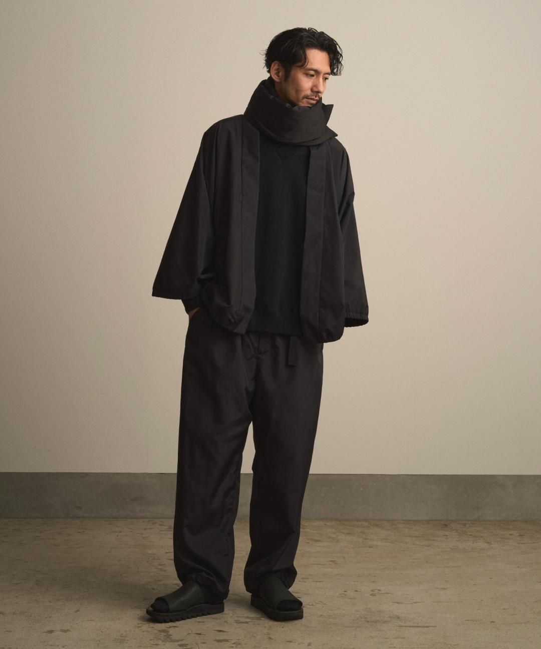 【PRE-ORDER】WAROBE / WA RM UP SAMUE PANTS / BLACK photo