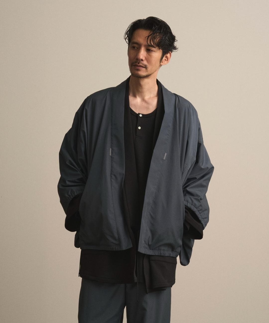 【PRE-ORDER】WAROBE / WA RM UP HAORI / BLUE GRAY photo