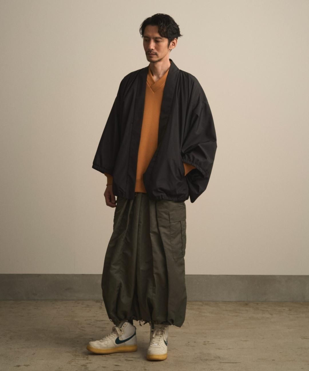 【PRE-ORDER】WAROBE / WA RM UP HAORI / BLACK photo