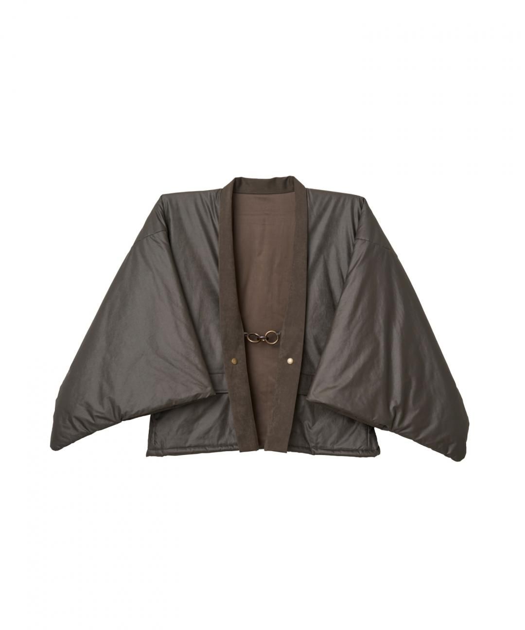 【PRE-ORDER】WAROBE / PUFFER HAORI / DARK OLIVE photo