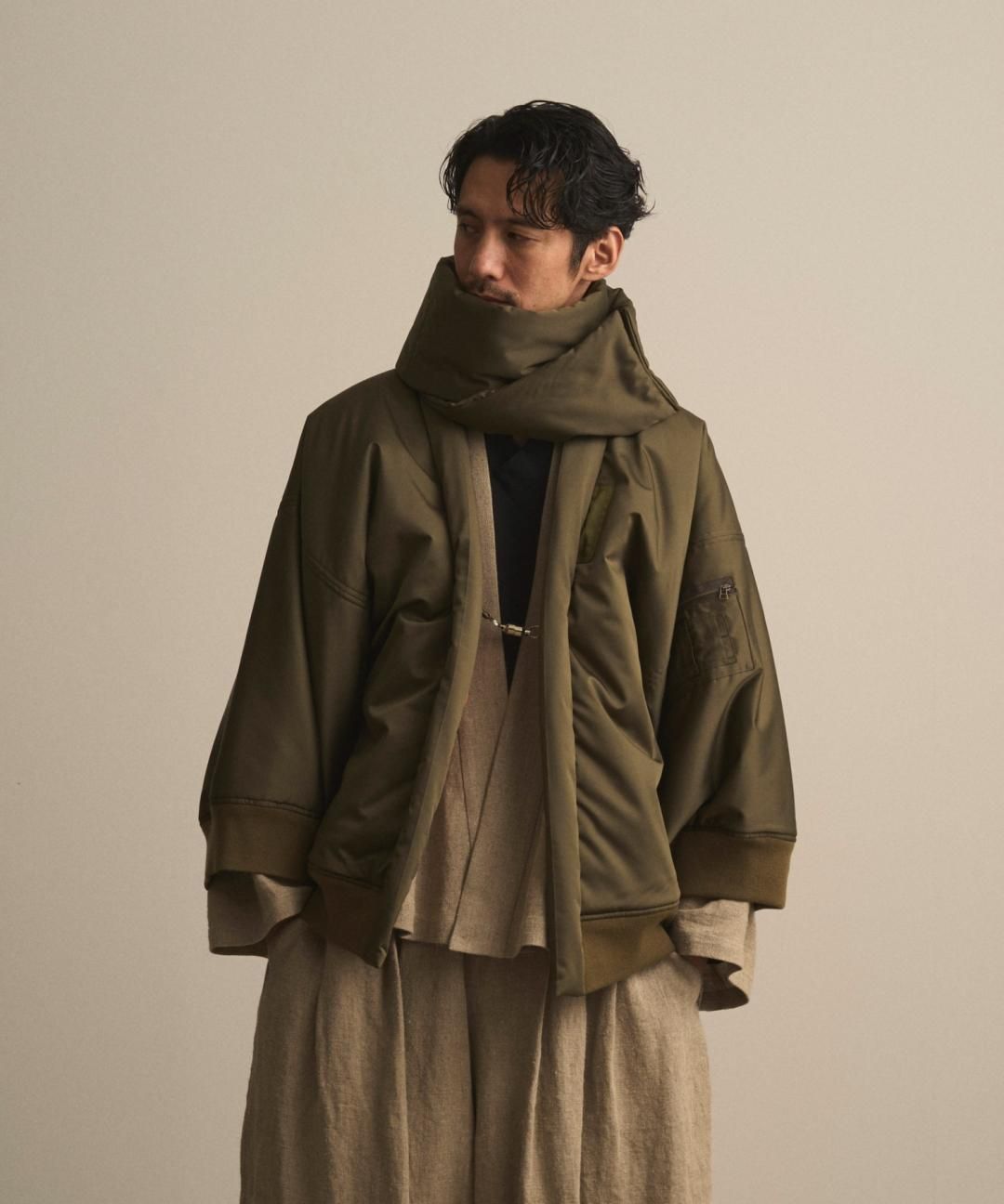 【PRE-ORDER】WAROBE / WA RM STOLE / OLIVE DRAB photo