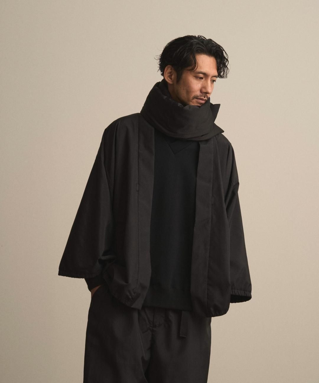 【PRE-ORDER】WAROBE / WA RM STOLE / BLACK photo