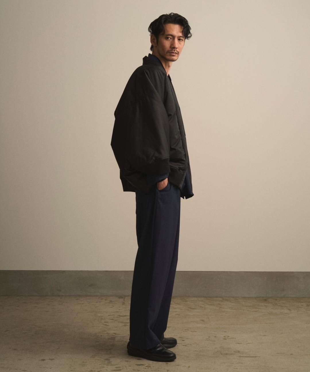 �ڽ���ꥢ���ƥ�1��2��12�� ŹƬ���ȯ���WAROBE / MA-1 HAORI / BLACK photo