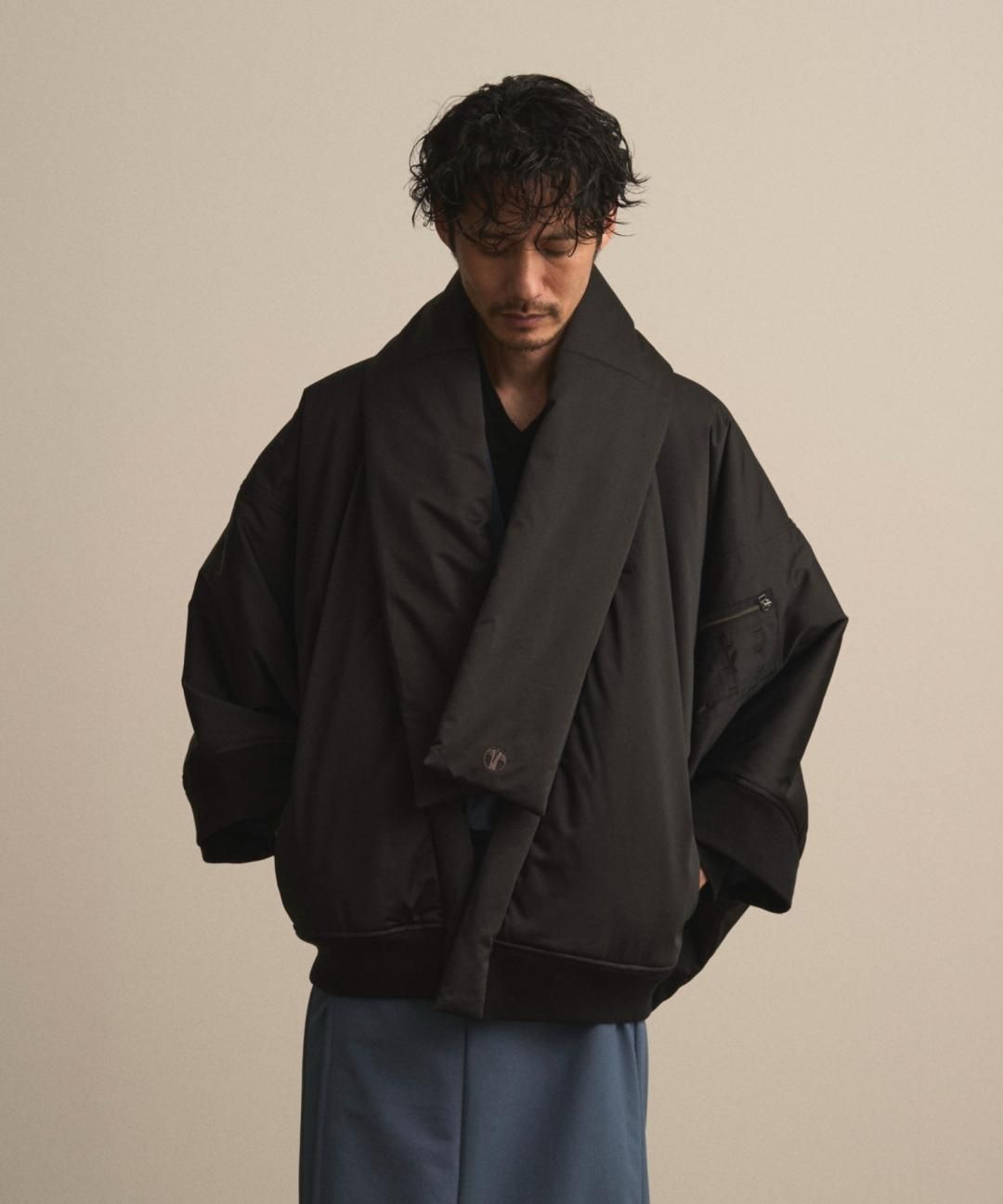 �ڽ���ꥢ���ƥ�1��2��12�� ŹƬ���ȯ���WAROBE / MA-1 HAORI / BLACK photo