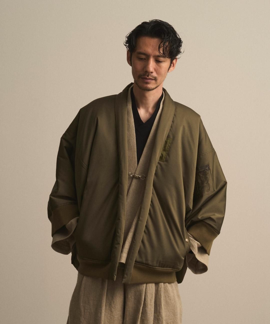 �ڽ���ꥢ���ƥ�1��2��12�� ŹƬ���ȯ���WAROBE / MA-1 HAORI / OLIVE DRAB photo