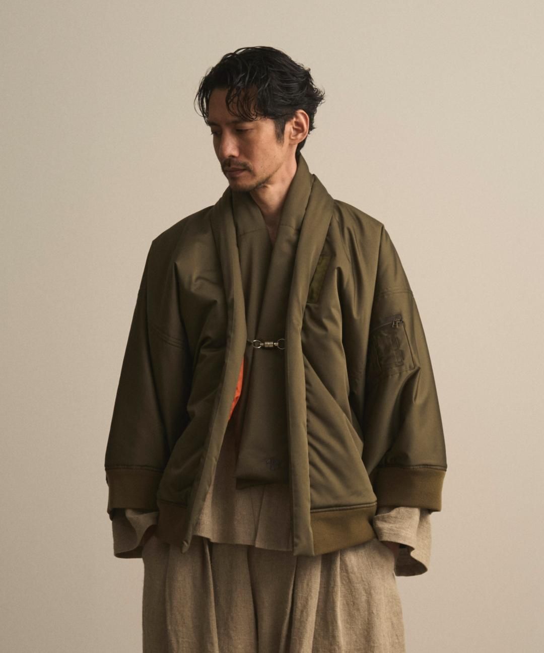 �ڽ���ꥢ���ƥ�1��2��12�� ŹƬ���ȯ���WAROBE / MA-1 HAORI / OLIVE DRAB photo
