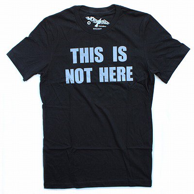 Worn Free | ウォーンフリー | ジョンレノン This is not here Tシャツ 黒 | 通販 | ペイブメント