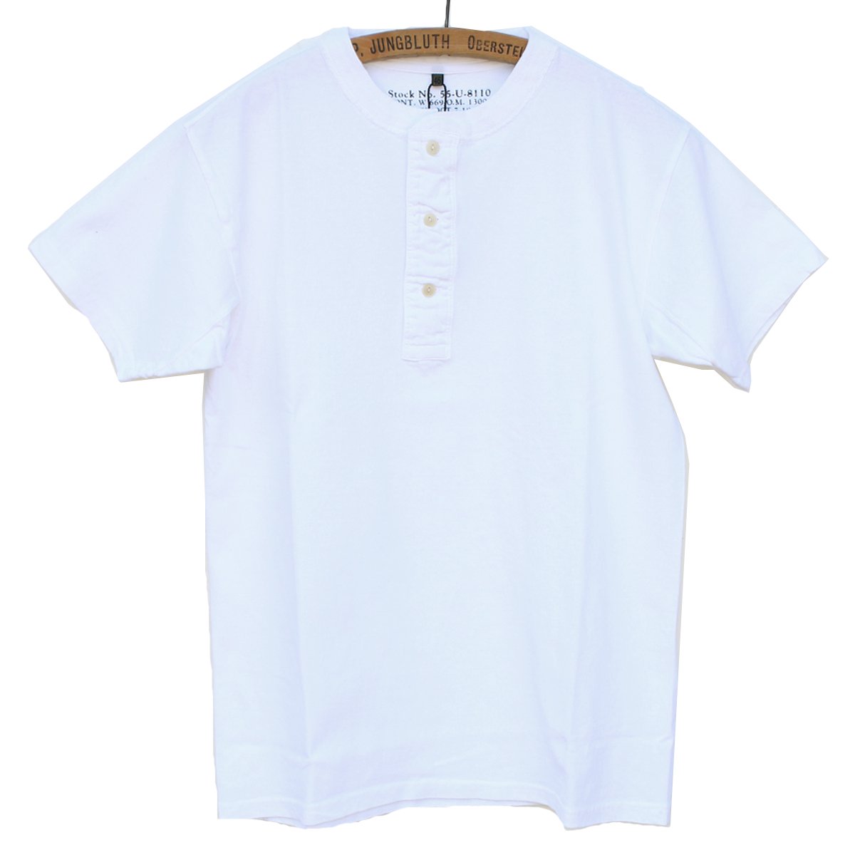 ナイジェルケーボン | Vintage Henley Short Sleeve | ビンテージヘンリーネックTシャツ 白 | 通販 | ペイブメント