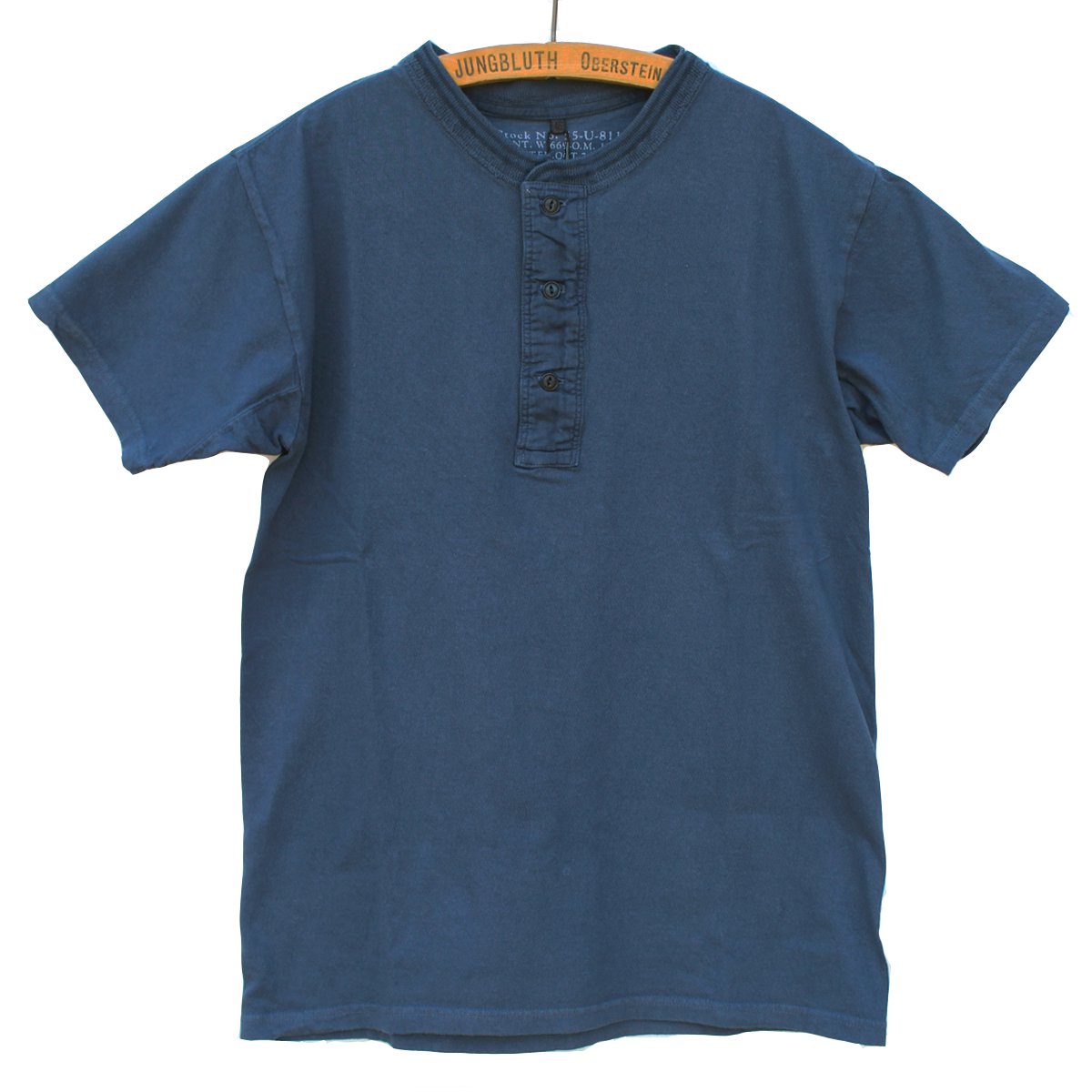 ナイジェルケーボン | Vintage Henley Short Sleeve | ビンテージヘンリーネックTシャツ ネイビー | 通販 |  ペイブメント