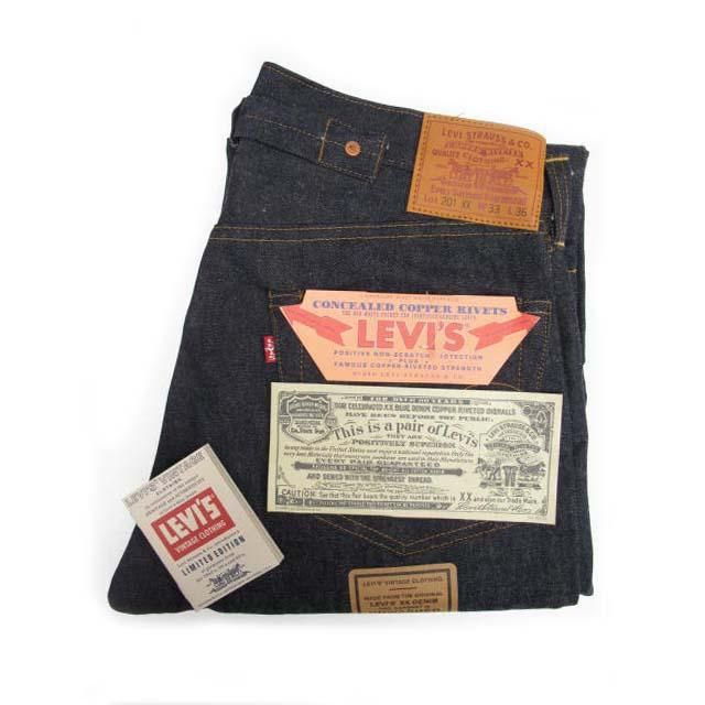 米国製 リーバイス LVC 1937s 201xx バレンシア50155 リジッド LEVI'S