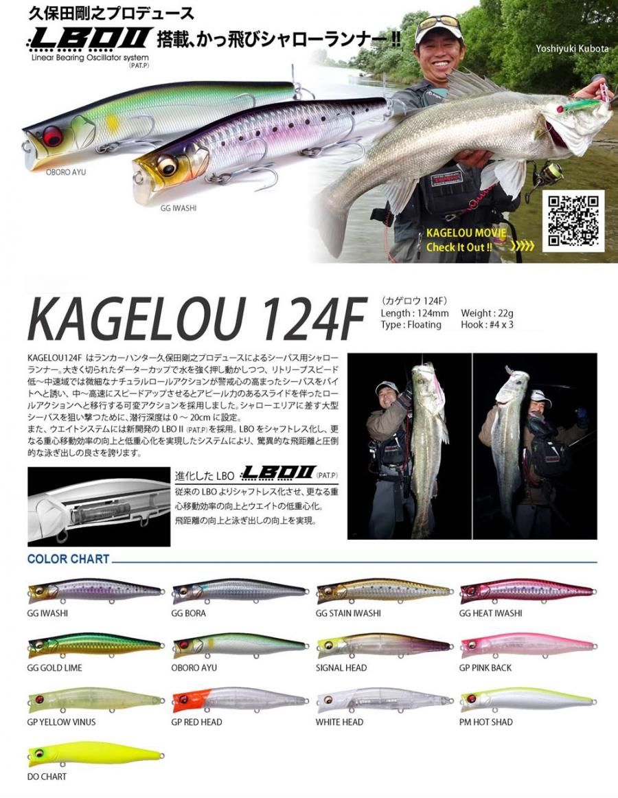 メガバス (Megabass)KAGELOU 124F (カゲロウ 124F) - WindySide