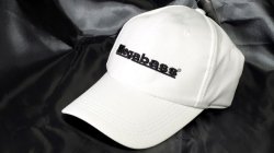 Megabass フィールドキャップ ホワイト/ブラック