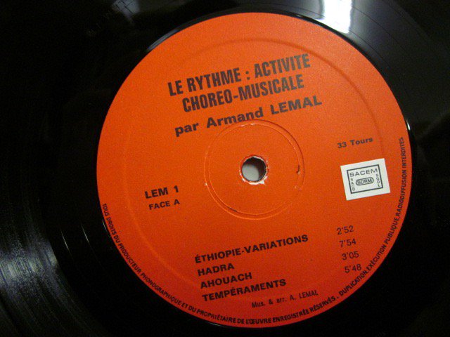Armand Lemal / Le Rythme Activite Choreo Musicale
