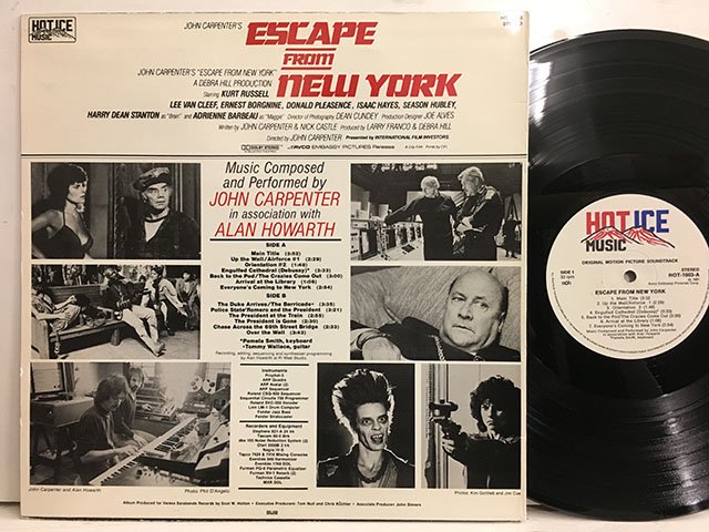 John Carpenter / OST Escape from New York - BambooMusic 通販/買取ジャズレコード