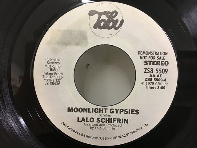 Lalo Schifrin / Prophecy of Love - Moonlight Gypsies - BambooMusic  通販/買取ジャズレコード