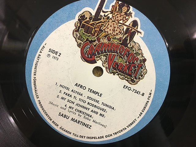 Sabu Martinez / Afro Temple - レコード通販BambooMusic