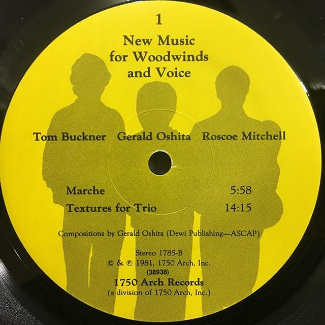 Roscoe Mitchell Tom Buckner Gerald Oshita / New Music for