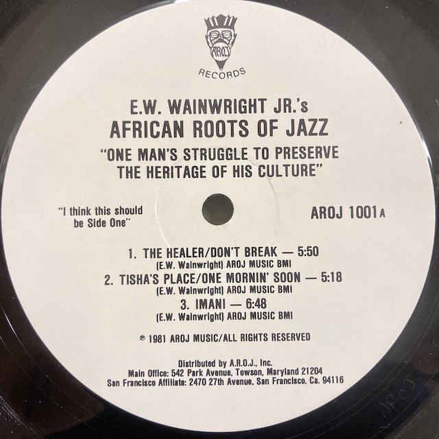 EW Wainwright jr / African Roots of Jazz aroj1001 ◎ 大阪 ジャズ レコード 通販 買取  Bamboo Music