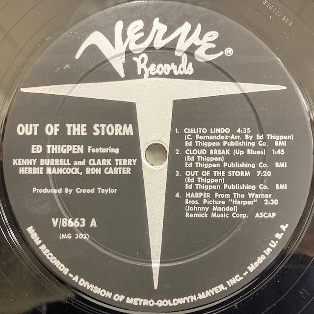 Ed Thigpen Out of the Stormモダンジャズ傑作USオリ盤 - 洋楽