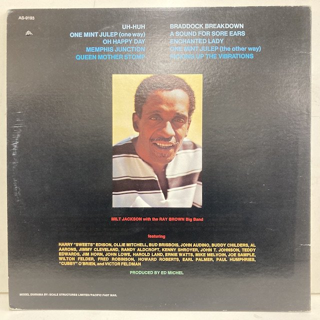 Milt Jackson / Memphis Jackson As9193 ◎ 大阪 ジャズ レコード 通販 買取 Bamboo Music