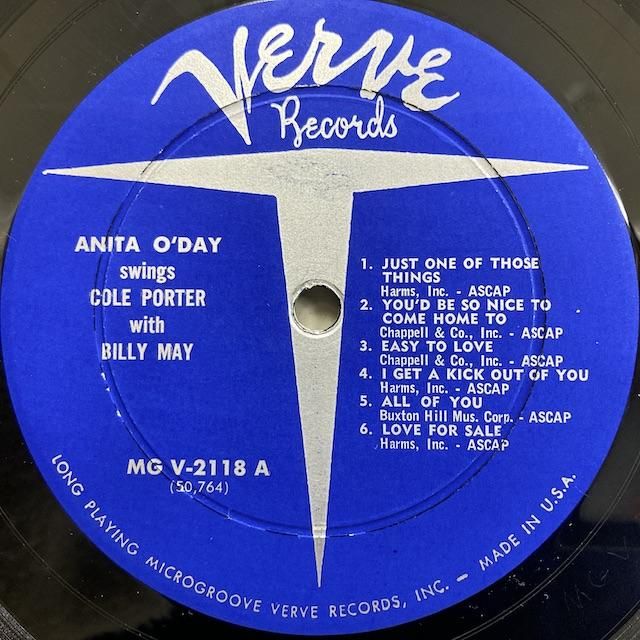 Anita O'Day / Swings Cole Porter with Billy May Mgv2118