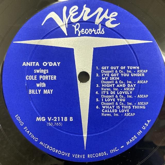 Anita O'Day / Swings Cole Porter with Billy May Mgv2118