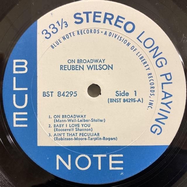 Reuben Wilson / On Broadway Bst84295 ◎ 大阪 ジャズ レコード