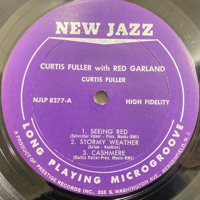Curtis Fuller / with Red Garland Trio Njlp8277 ◎ 大阪 ジャズ レコード 通販 買取 Bamboo  Music