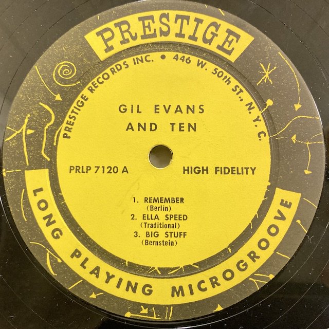 HMV渋谷】GIL EVANS/GIL EVANS & TEN(PRLP7120)レコード | citynadlan