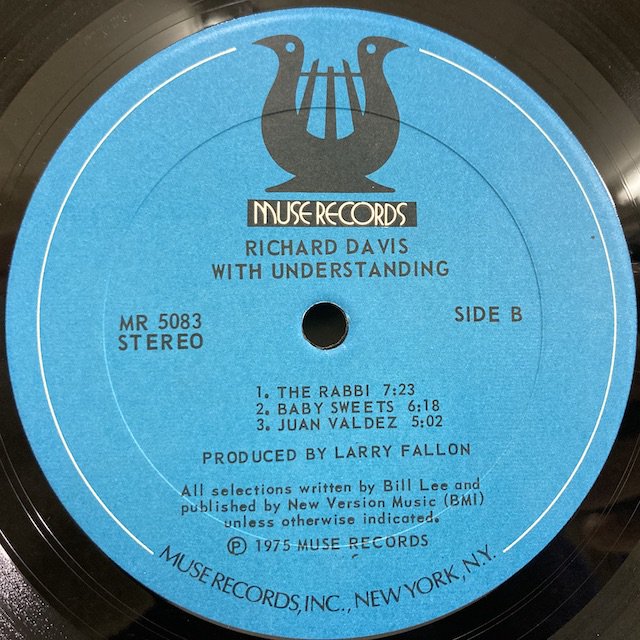 Richard Davis / with Understanding mr5083 ◎ 大阪 ジャズ レコード