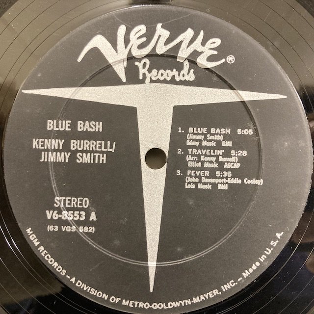 Kenny Burrell Jimmy Smith / Blue Bash v68553 ◎ 大阪 ジャズ