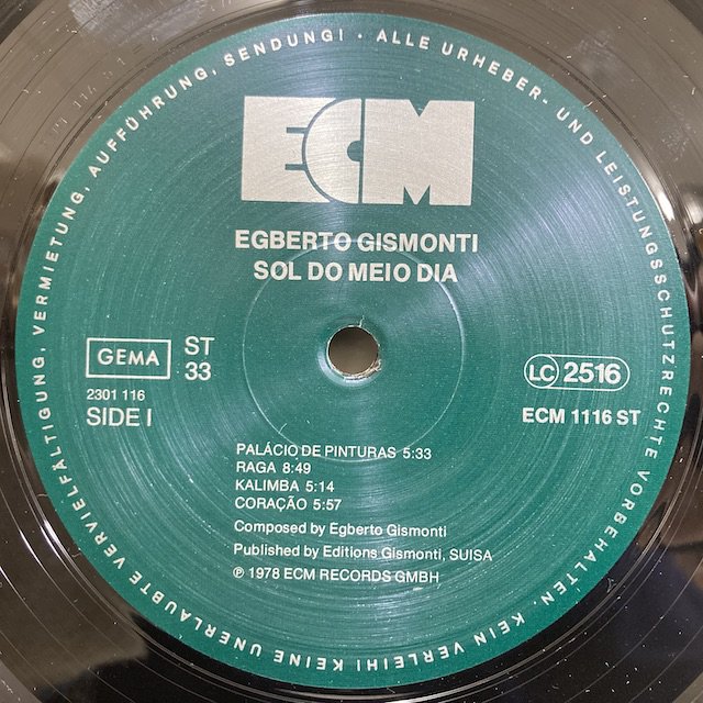 ☆即決 Egberto Gismonti / O Pagador de Promessas オリジナル 9268 