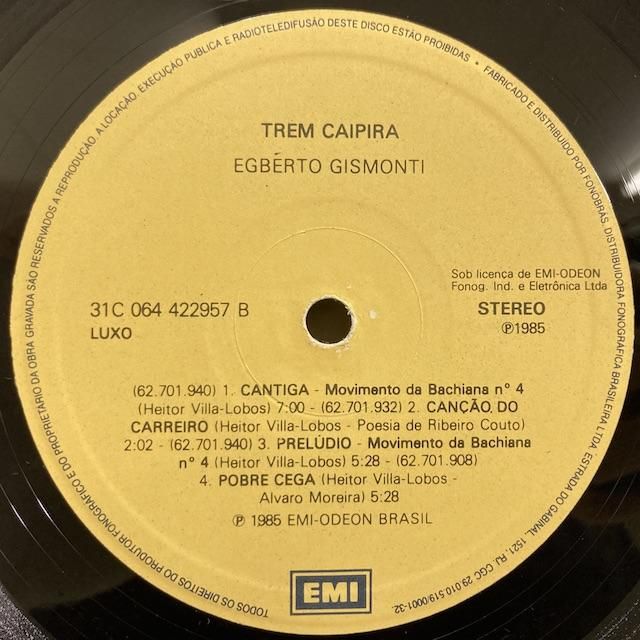 Egberto Gismonti / Trem Caipira 31c064422957 ◎ 大阪 ジャズ