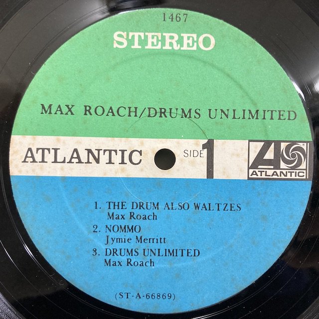 Max Roach / Drums Unlimited Sd1467 ◎ 大阪 ジャズ レコード 通販