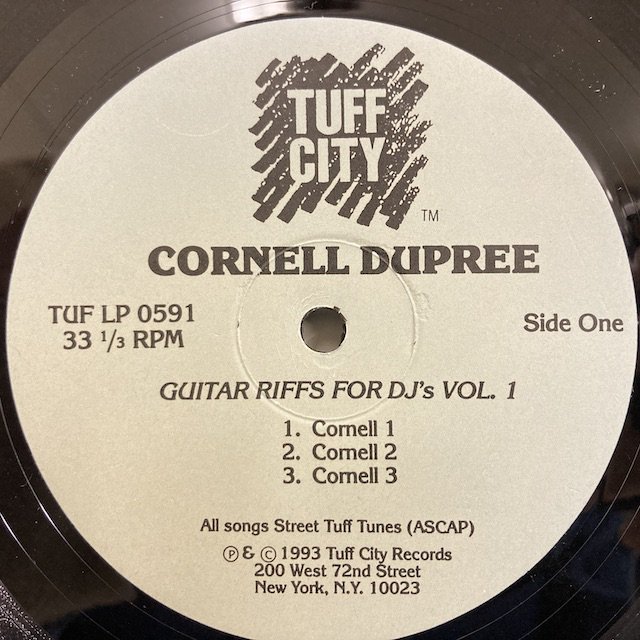 Cornell Dupree / Guitar Riffs for DJs tuflp0591 ◎ 大阪 ジャズ レコード 通販 買取 Bamboo  Music