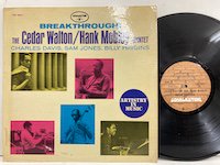 Cedar Walton Hank Mobley / Breakthrough 