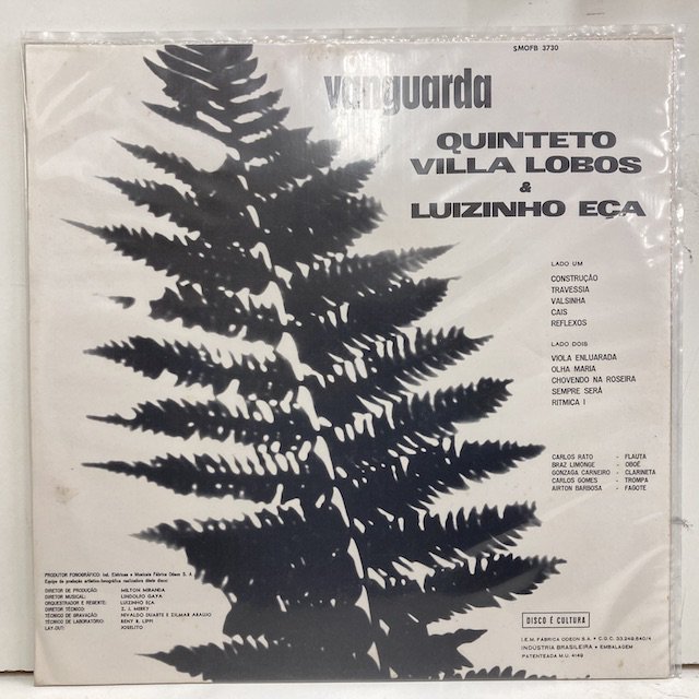 QUINTETO VILLA LOBOS LUIZ ECA LUIZINHO VANGUARDA-