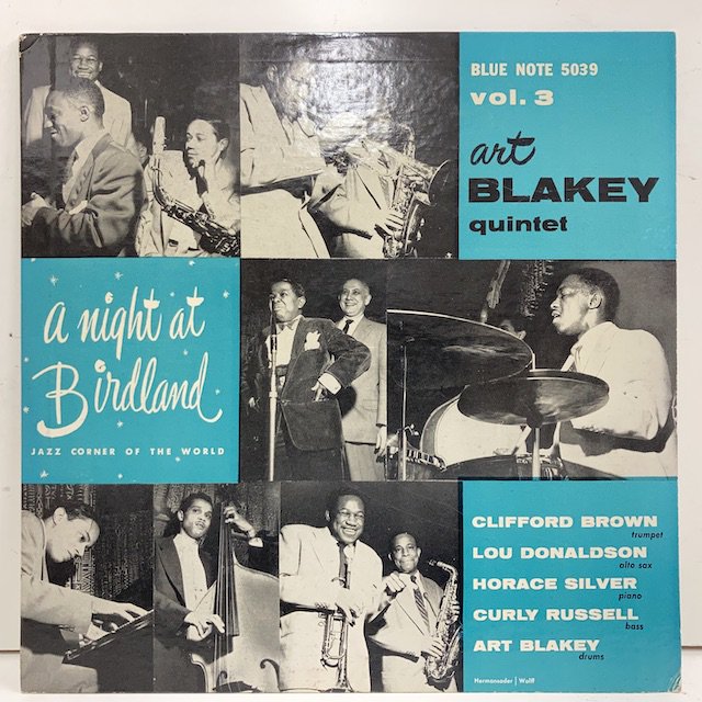 原盤】Art Blakey A Night at Birdland 状態良 レコード 洋楽 レコード