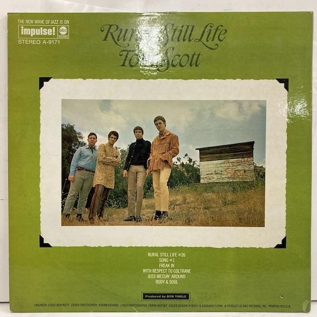 Tom Scott / Rural Still Life As9171 ◎ 大阪 ジャズ レコード 通販 買取 Bamboo Music