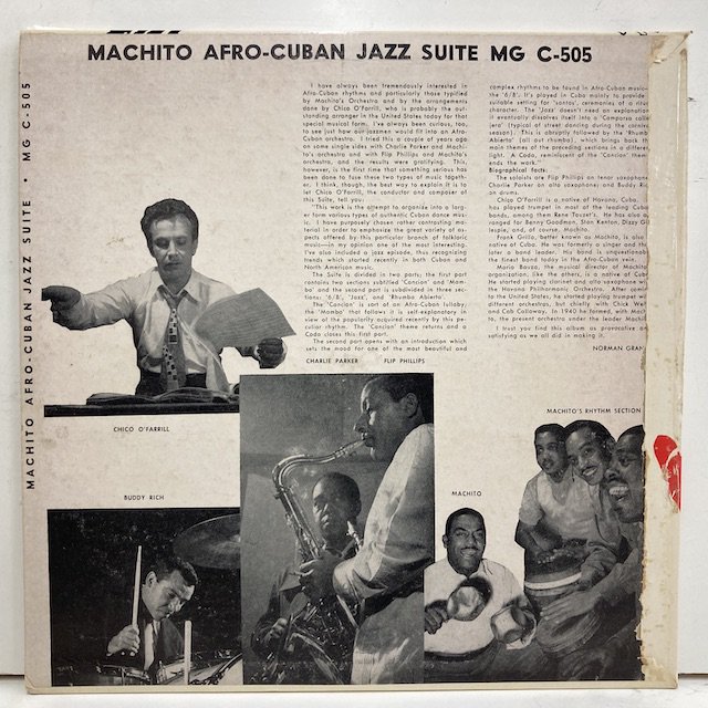 Machito / Afro Cuban Jazz Suite Mgc505 ◎ 大阪 ジャズ レコード 通販 買取 Bamboo Music