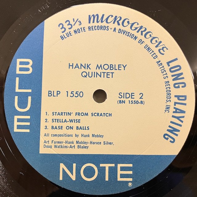 ハンクモブレー USオリジナル DMM ジャズ レコード BLUE NOTE-