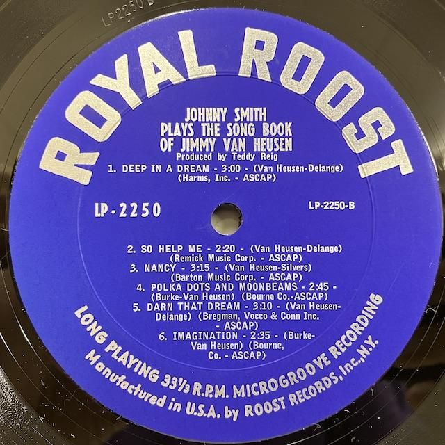 送料無料 ギフト Johnny Smith / plays the Song Book of Jimmy Van Heusen 洋楽
