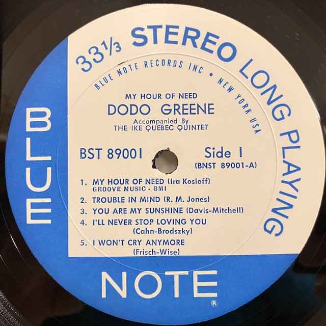 Dodo Greene / My Hour of Need Bst89001 ◎ 大阪 ジャズ