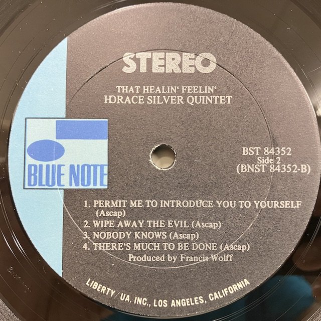 Horace Silver / That Healin' Feelin' Bst84352 ◎ 大阪 ジャズ