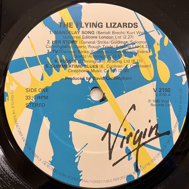 Flying Lizards / st v2150 ◎ 大阪 ジャズ レコード 通販 買取 Bamboo Music