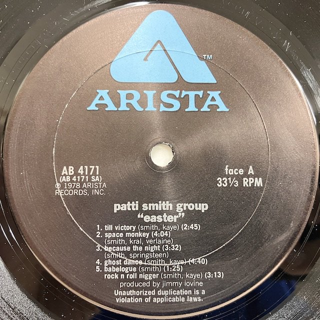 Patti Smith / Easter ab4171 ◎ 大阪 ジャズ レコード 通販 買取